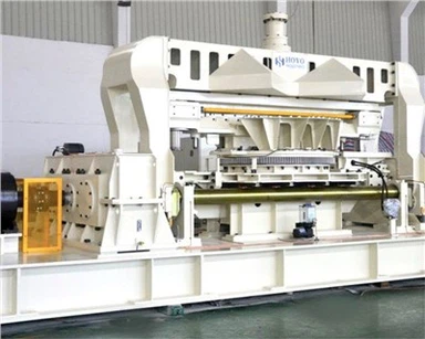 Línea de corte rotativo trapezoidal